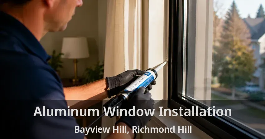 Aluminum Window Installation Bayview Hill, Richmond Hill - ON