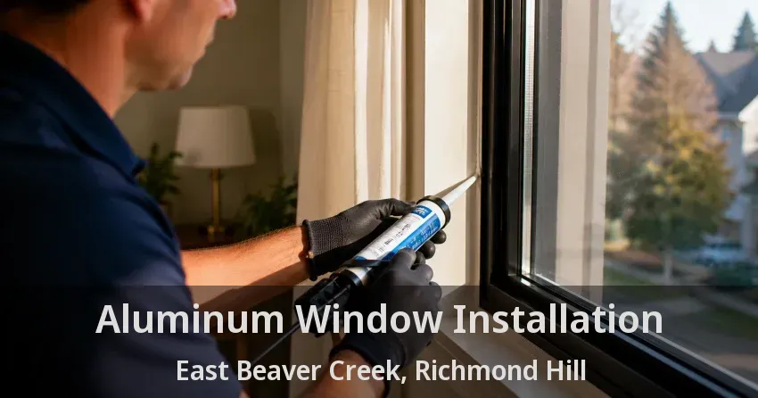 Aluminum Window Installation East Beaver Creek, Richmond Hill - ON
