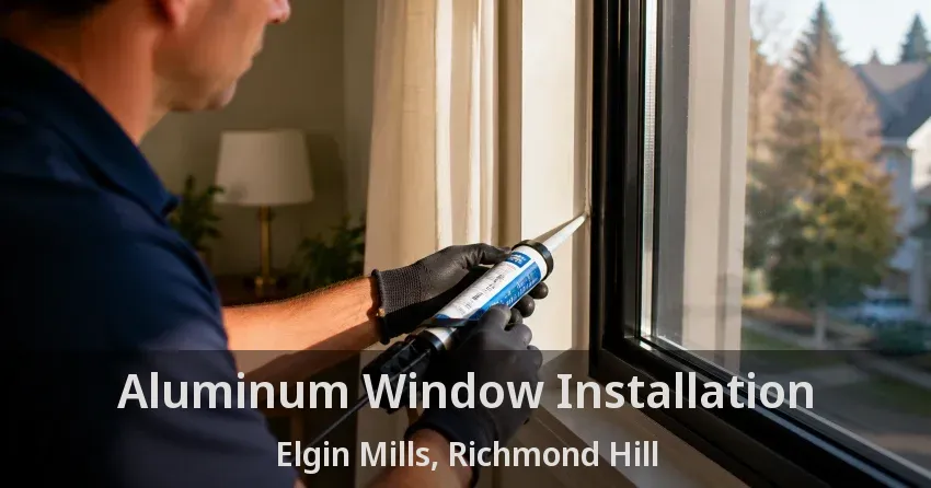 Aluminum Window Installation Elgin Mills, Richmond Hill - ON