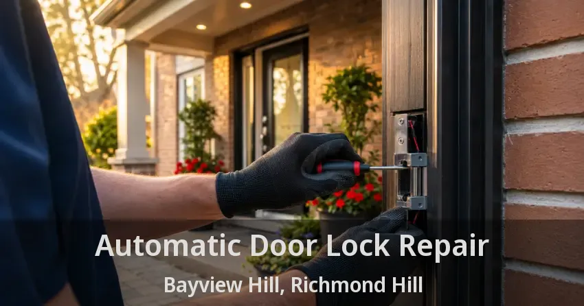 Automatic Door Lock Repair Bayview Hill, Richmond Hill - ON