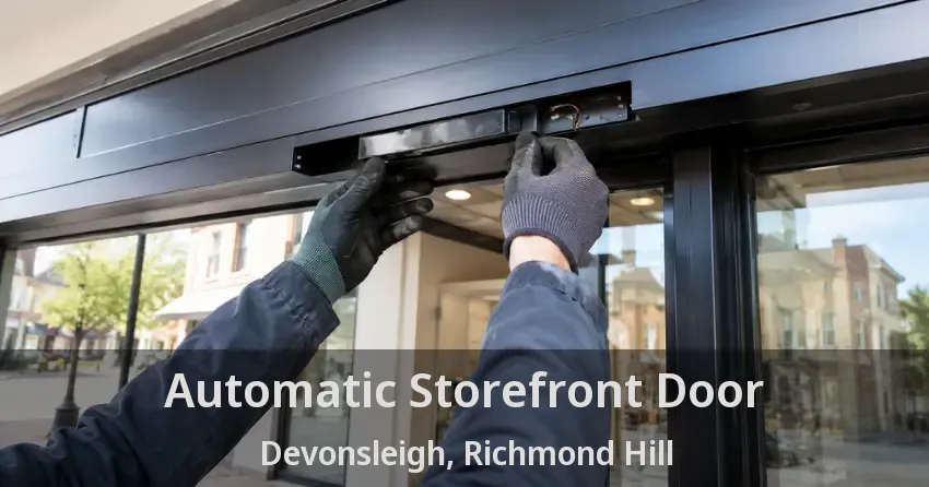 Automatic Storefront Door Devonsleigh, Richmond Hill - ON