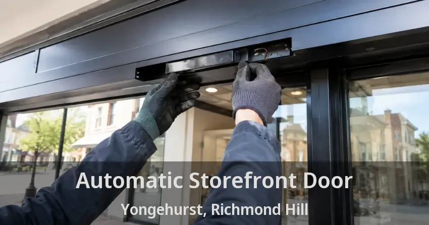Automatic Storefront Door Yongehurst, Richmond Hill - ON