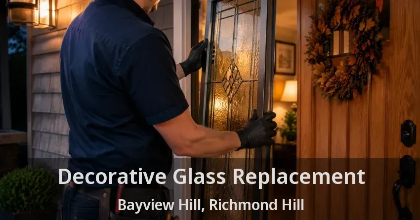 Decorative Glass Replacement Bayview Hill, Richmond Hill - ON
