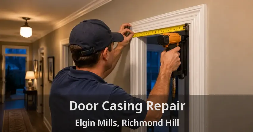 Door Casing Repair Elgin Mills, Richmond Hill - ON
