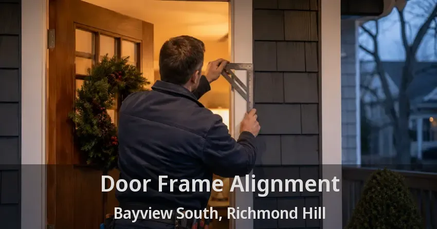 Door Frame Alignment Bayview South, Richmond Hill - ON