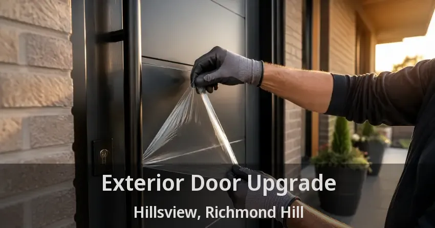 Exterior Door Upgrade Hillsview, Richmond Hill - ON