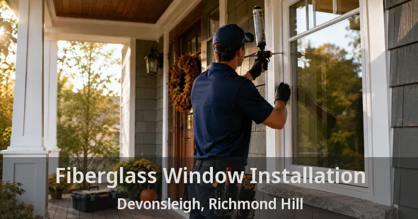 Fiberglass Window Installation Devonsleigh, Richmond Hill - ON