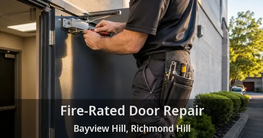Fire-Rated Door Repair Bayview Hill, Richmond Hill - ON