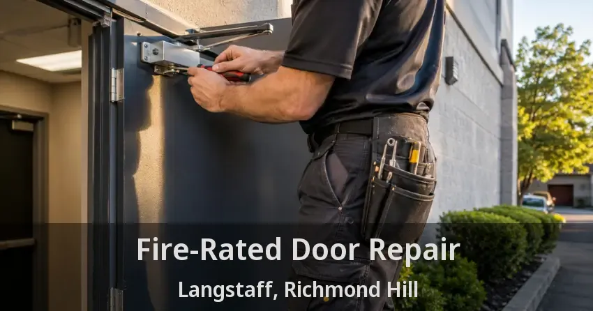 Fire-Rated Door Repair Langstaff, Richmond Hill - ON