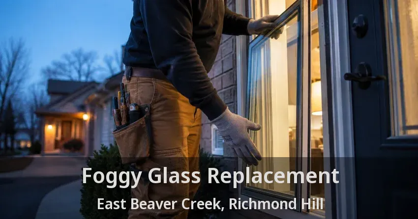 Foggy Glass Replacement East Beaver Creek, Richmond Hill - ON