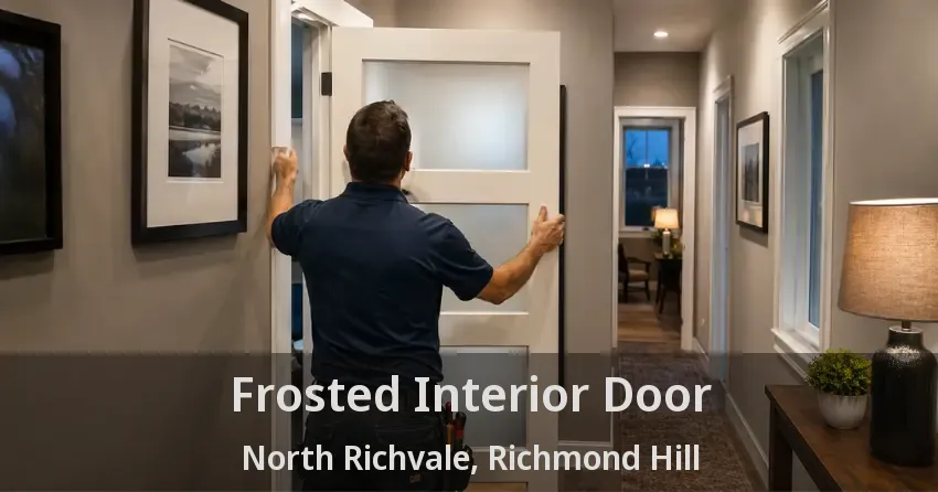 Frosted Interior Door North Richvale, Richmond Hill - ON