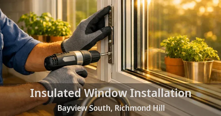 Insulated Window Installation Bayview South, Richmond Hill - ON