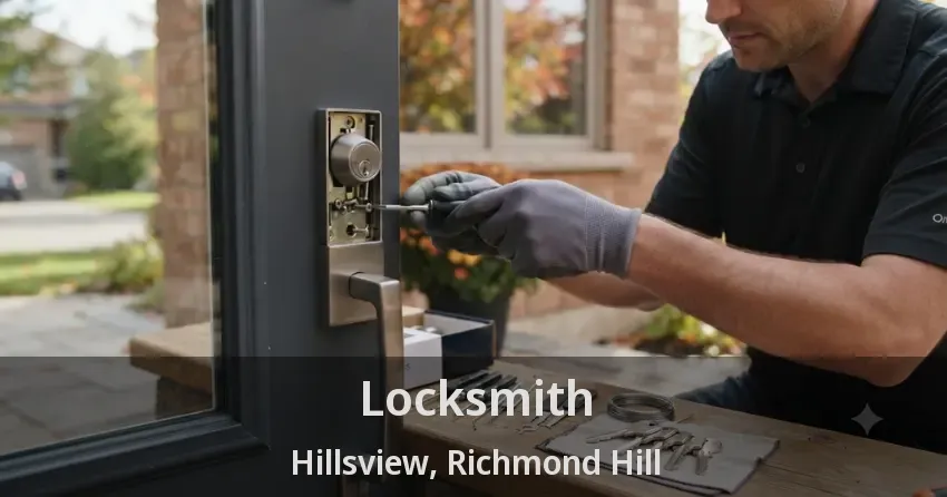 Locksmith Hillsview, Richmond Hill - ON