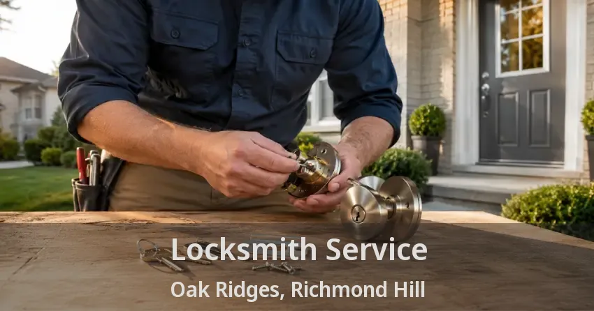 Locksmith Service Oak Ridges, Richmond Hill - ON
