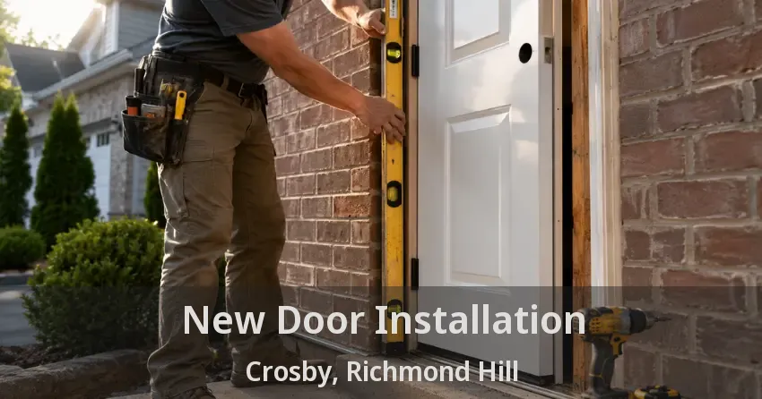 New Door Installation Crosby, Richmond Hill - ON