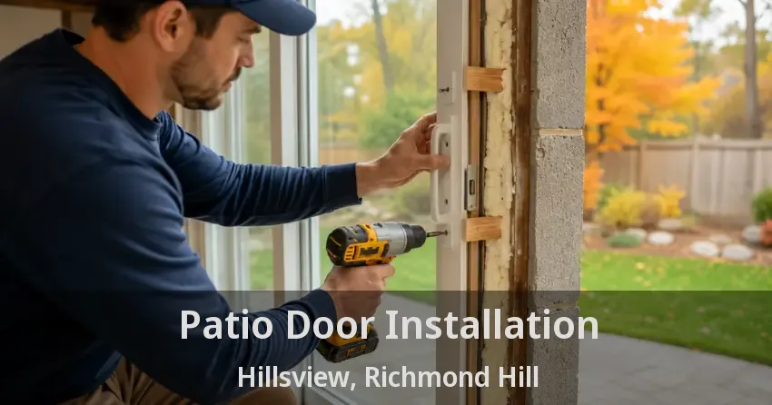Patio Door Installation Hillsview, Richmond Hill - ON