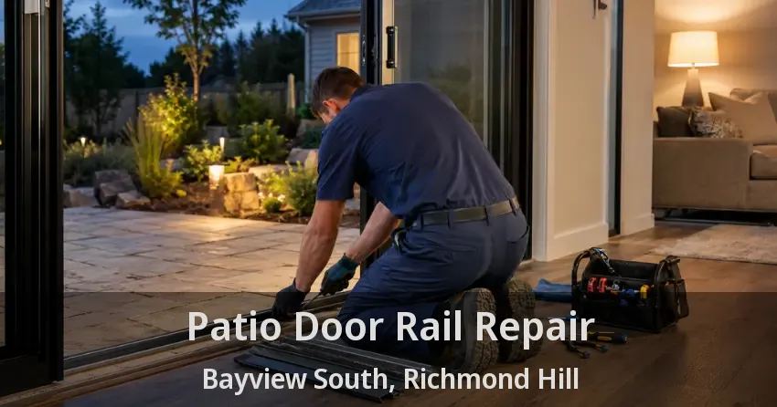 Patio Door Rail Repair Bayview South, Richmond Hill - ON