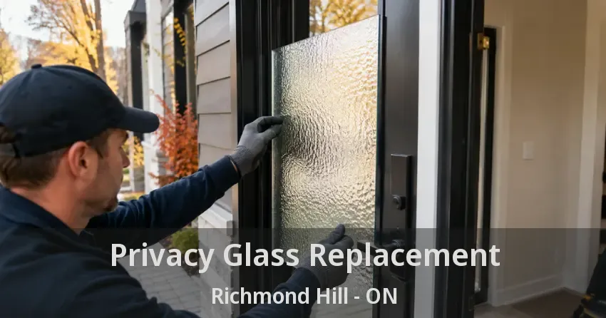Privacy Glass Replacement Richmond Hill - ON