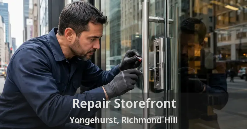 Repair Storefront Yongehurst, Richmond Hill - ON