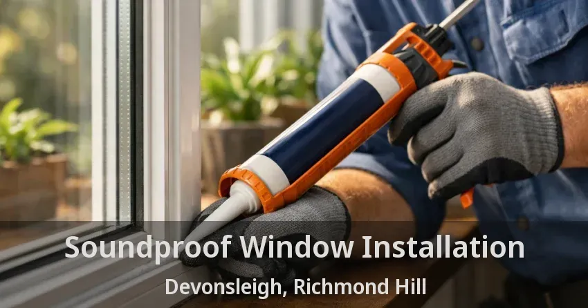 Soundproof Window Installation Devonsleigh, Richmond Hill - ON