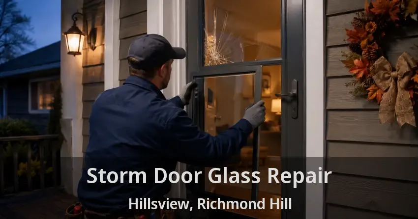 Storm Door Glass Repair Hillsview, Richmond Hill - ON
