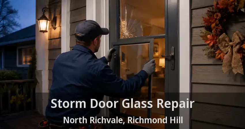 Storm Door Glass Repair North Richvale, Richmond Hill - ON