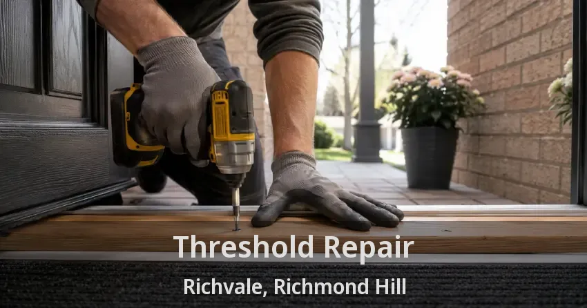 Threshold Repair Richvale, Richmond Hill - ON