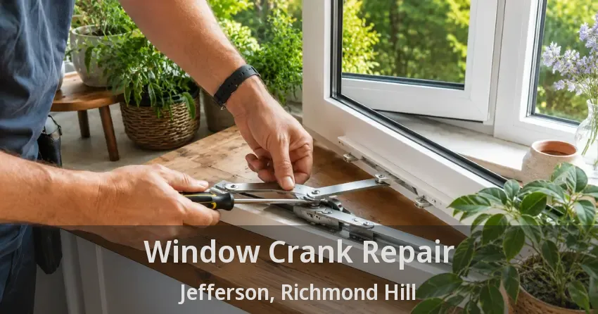 Window Crank Repair Jefferson, Richmond Hill - ON