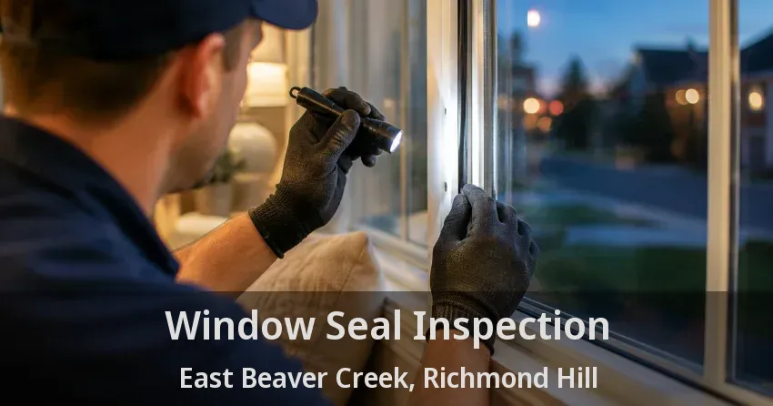 Window Seal Inspection East Beaver Creek, Richmond Hill - ON