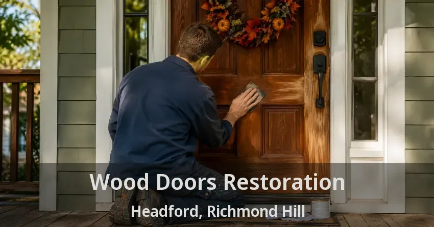 Wood Doors Restoration Headford, Richmond Hill - ON