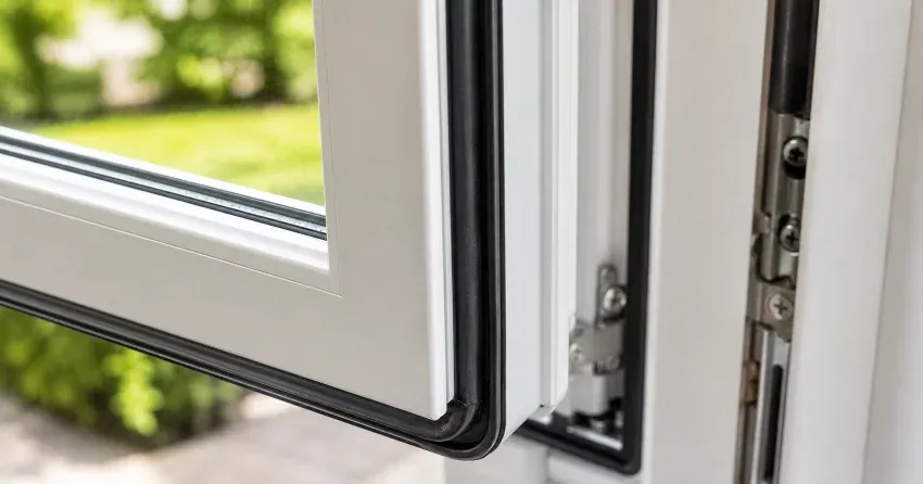 casement window cranked fully open in a Devonsleigh, Richmond Hill home